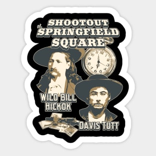 Shootout at Springfield Square Sticker